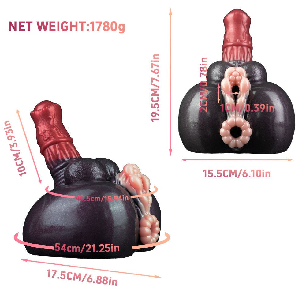 Realistic Dildo with Masturbation Cup - Tarisss Sex Toy Store