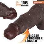 Realistic Dual Density Silicone Dildo with Suction Base - Tarisss Sex Toy Store