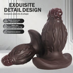 Realistic Dual - Layer Silicone Dildo with Suction Base - Tarisss Sex Toy Store