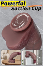 Realistic Dual - Layer Silicone Dildo with Suction Cup Base – Multi - Size Options - Tarisss Sex Toy Store