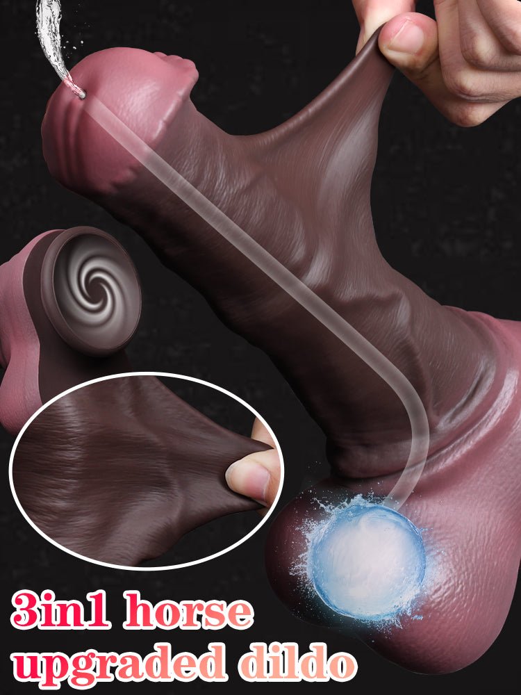 Realistic Horse Inspired Squirting Dildo - Tarisss Sex Toy Store