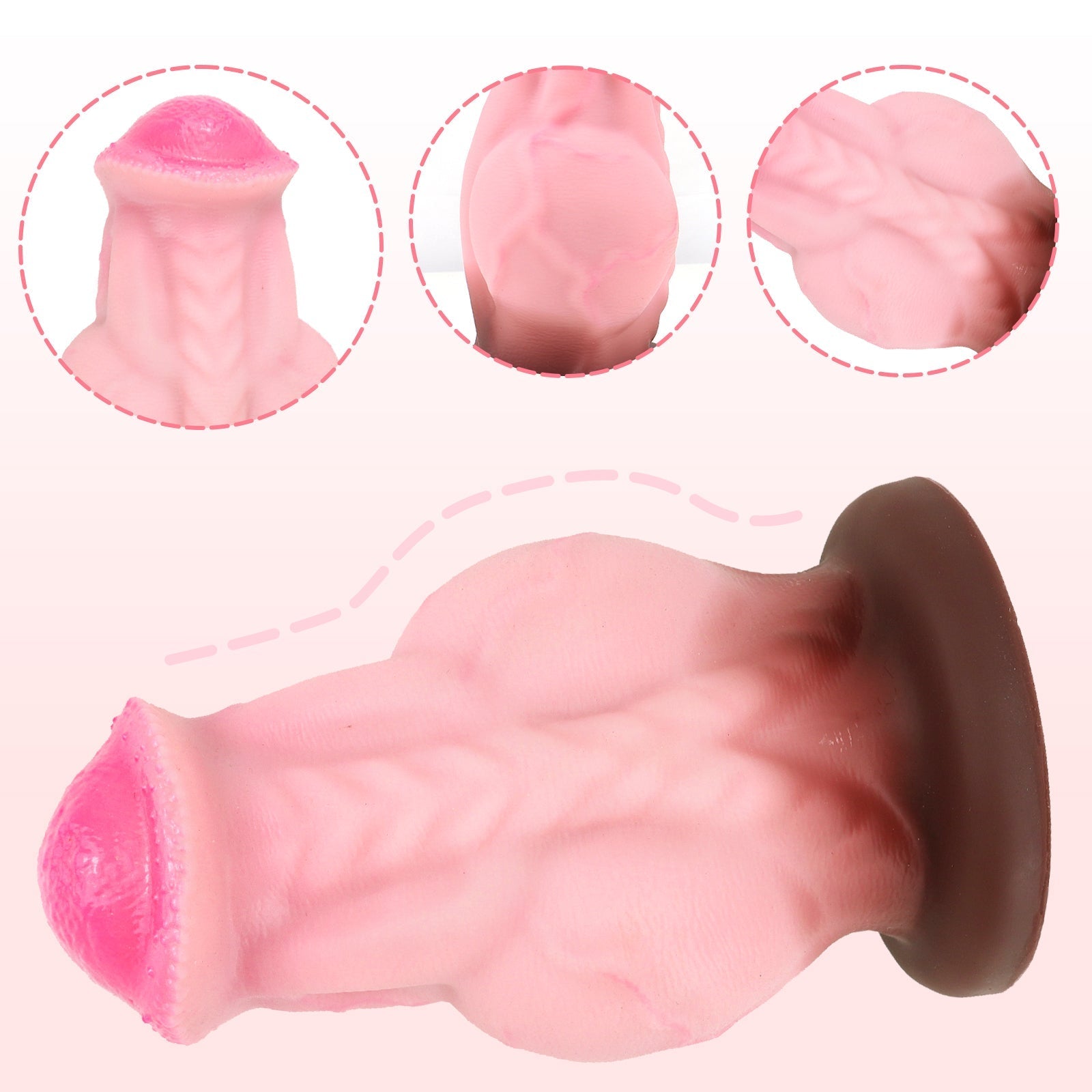 Realistic Horse - Shaped Silicone Masturbator - Tarisss Sex Toy Store