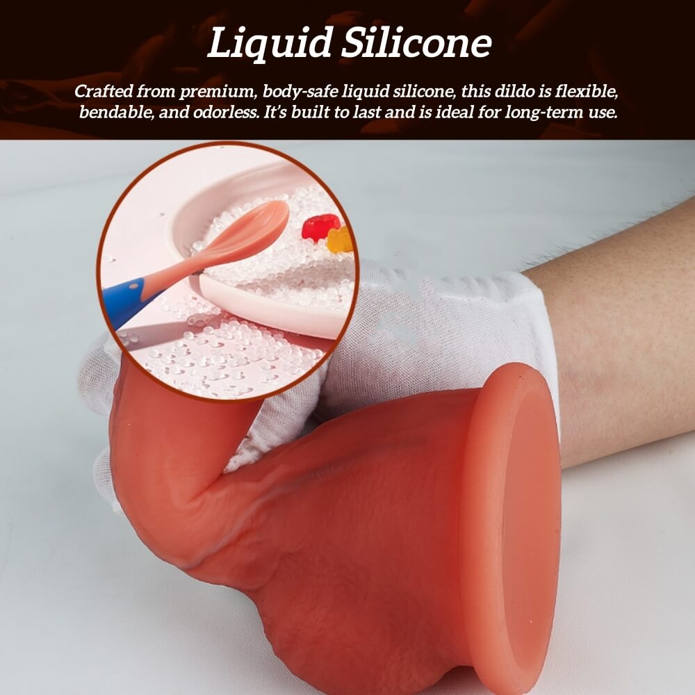 Realistic Large Glans Dildo with Hollow Design - Tarisss Sex Toy Store