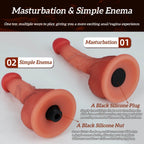 Realistic Large Glans Dildo with Hollow Design - Tarisss Sex Toy Store