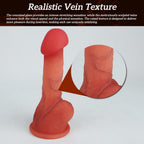 Realistic Large Glans Dildo with Hollow Design - Tarisss Sex Toy Store