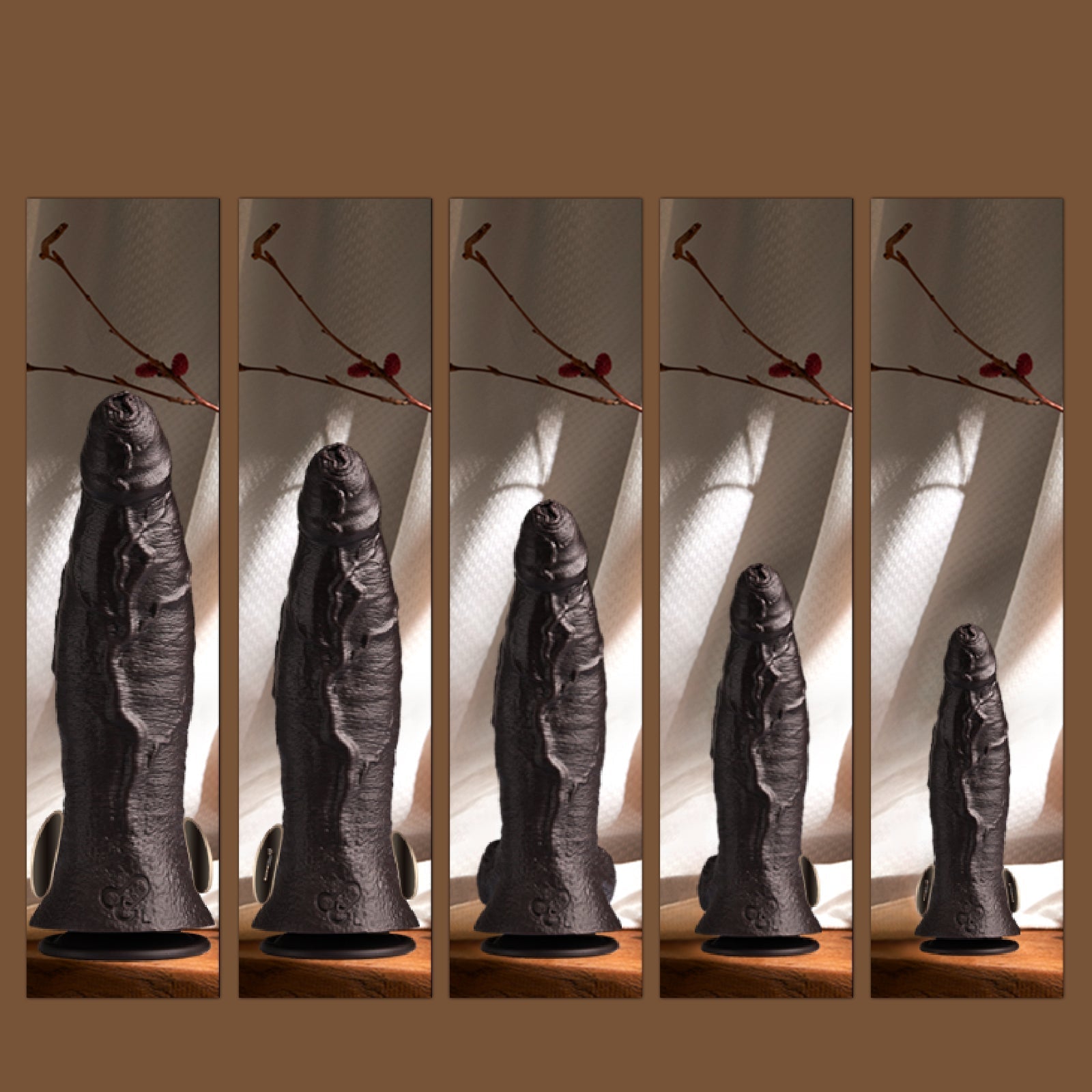 Realistic Liquid Silicone Dildo Series with Suction Base - Tarisss Sex Toy Store