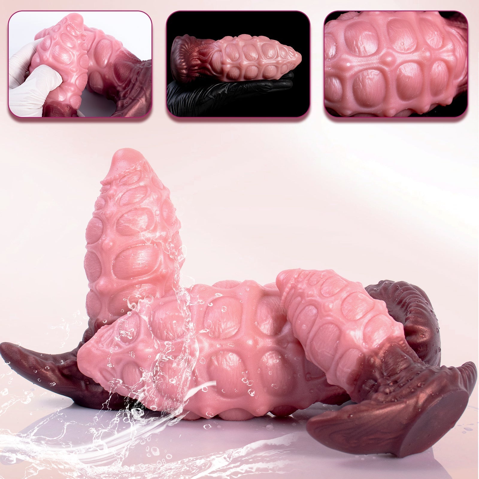 Realistic Seahorse - Shaped Silicone Dildo - Tarisss Sex Toy Store