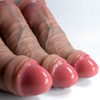 Realistic Silicone Curved Dildo with Suction Base - Tarisss Sex Toy Store