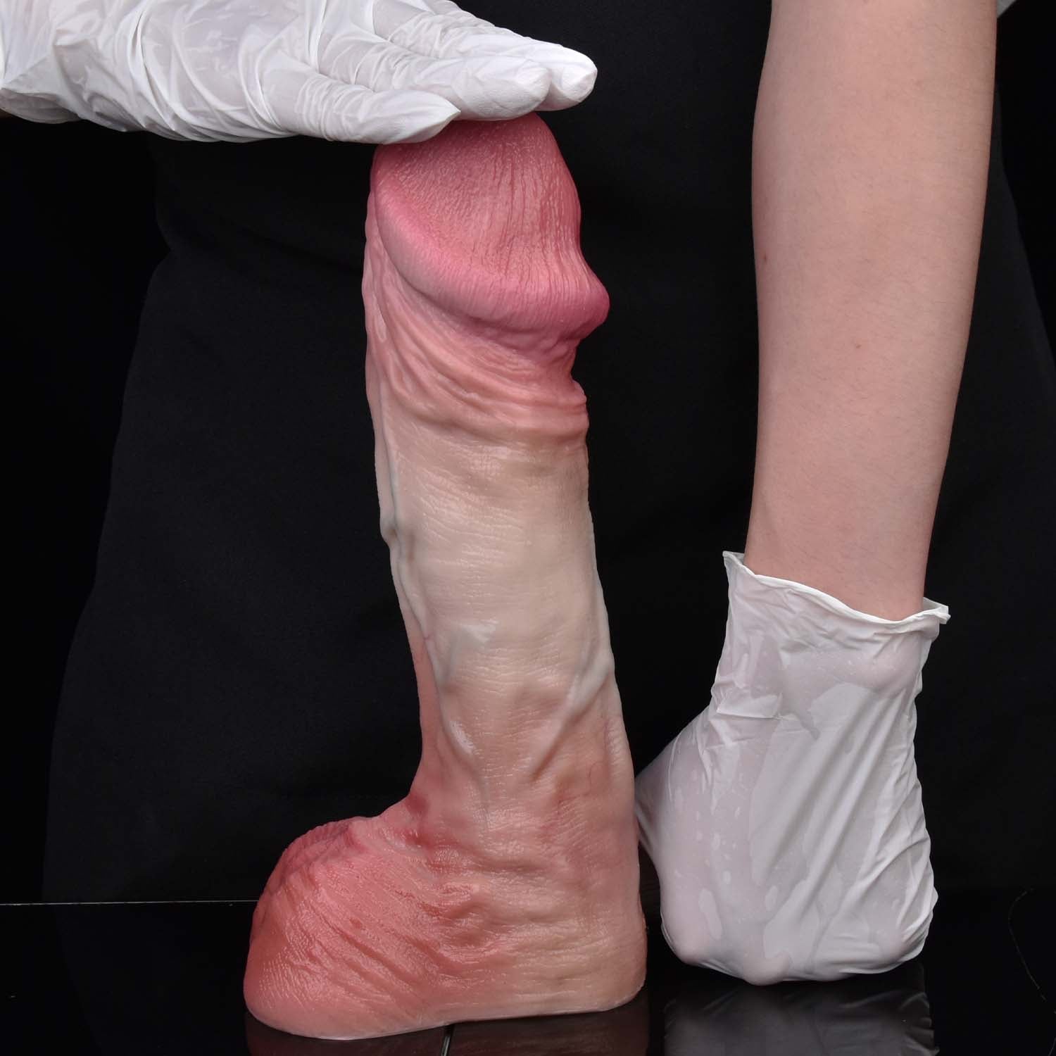 Realistic Silicone Dildo 10.87" Insertable Length, 9.09" Usable Length - Tarisss Sex Toy Store