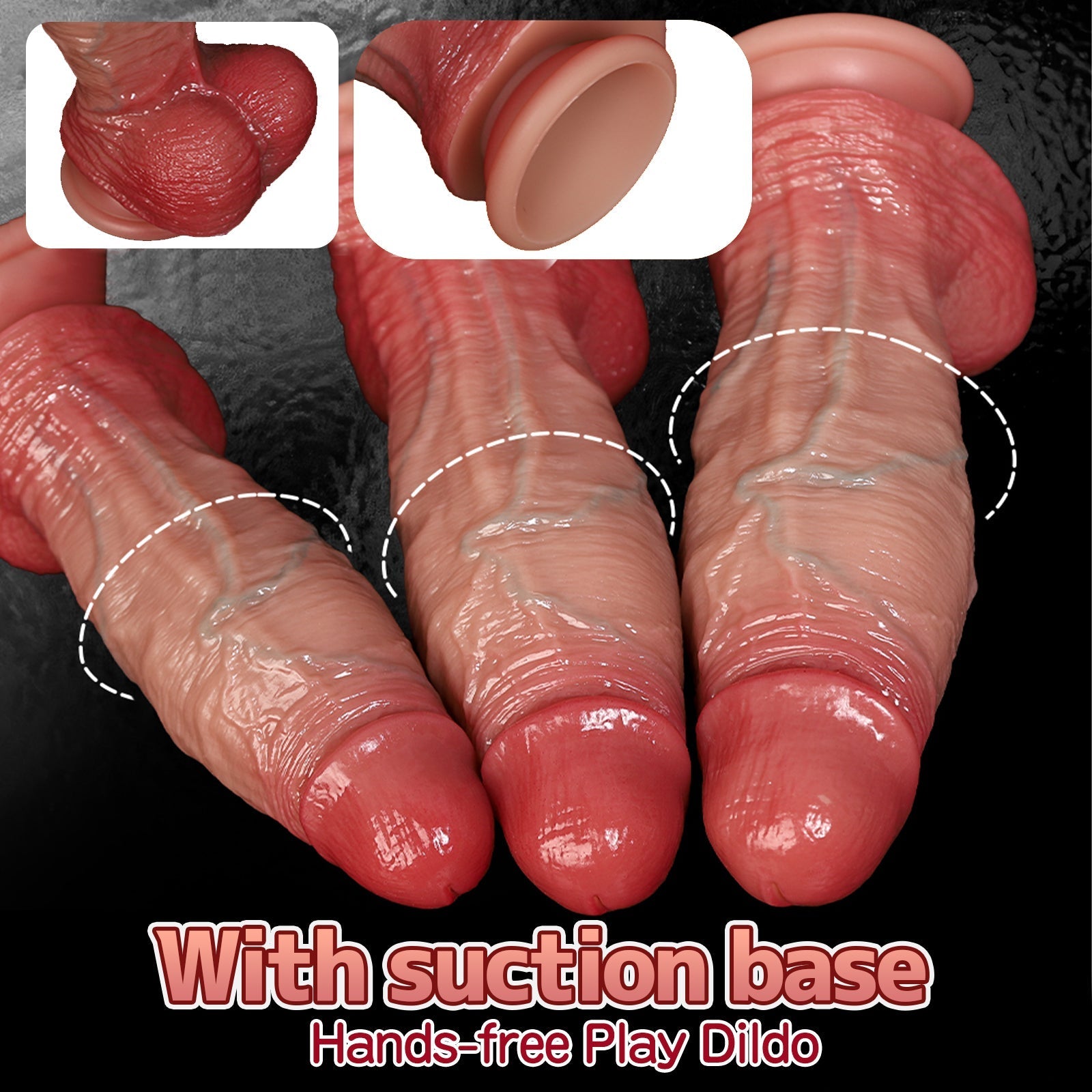 Realistic Silicone Dildo - Tarisss Sex Toy Store