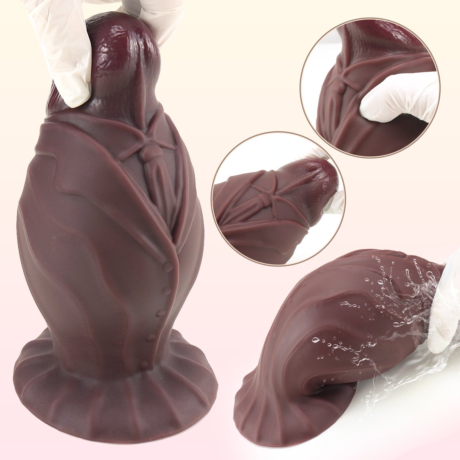Realistic Silicone Dildo – Flower - Inspired Design with Suction Cup - Tarisss Sex Toy Store
