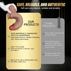 Realistic Silicone Dildo with Suction Base – Multi - Size (S/M/L) - Tarisss Sex Toy Store