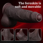 Realistic Silicone Dildo with Suction Cup Base - Tarisss Sex Toy Store