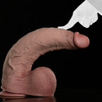 Realistic Silicone Dildo with Veined Texture and Suction Cup Base - Tarisss Sex Toy Store
