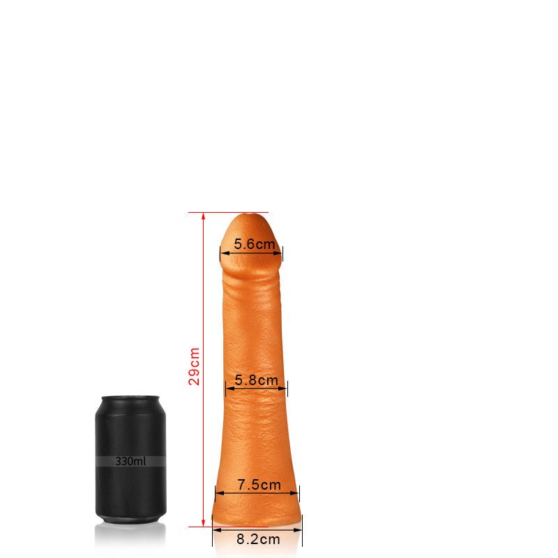 Realistic Silicone Intimate Toy with Detailed Texture and Tapered Base - Tarisss Sex Toy Store