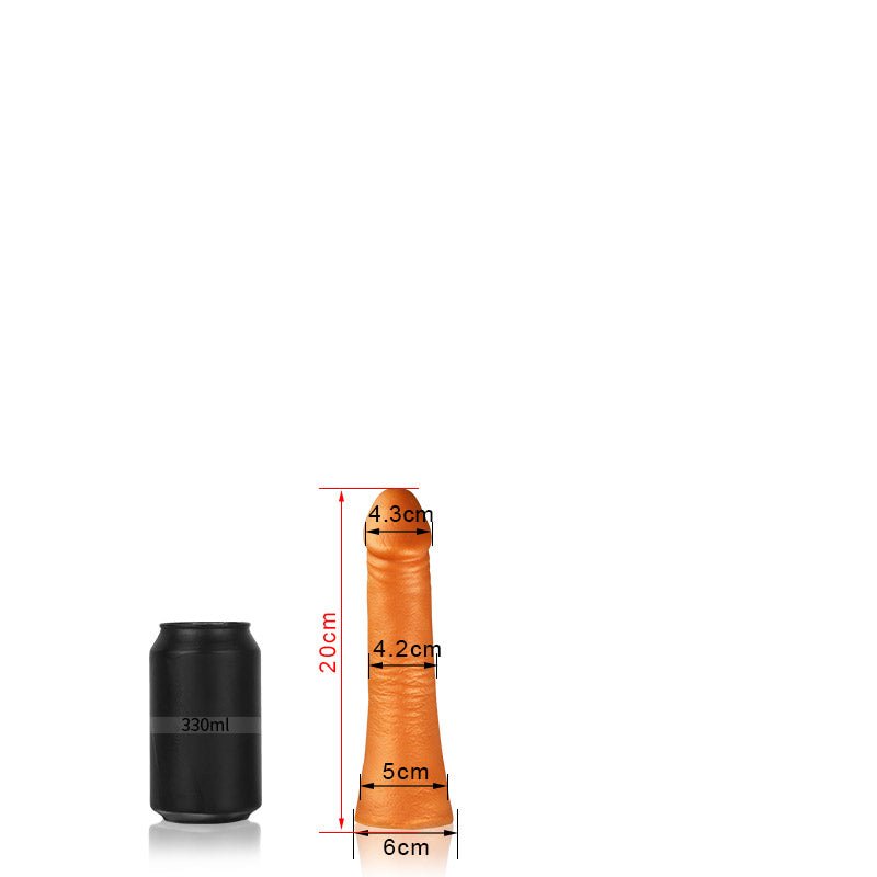 Realistic Silicone Intimate Toy with Detailed Texture and Tapered Base - Tarisss Sex Toy Store