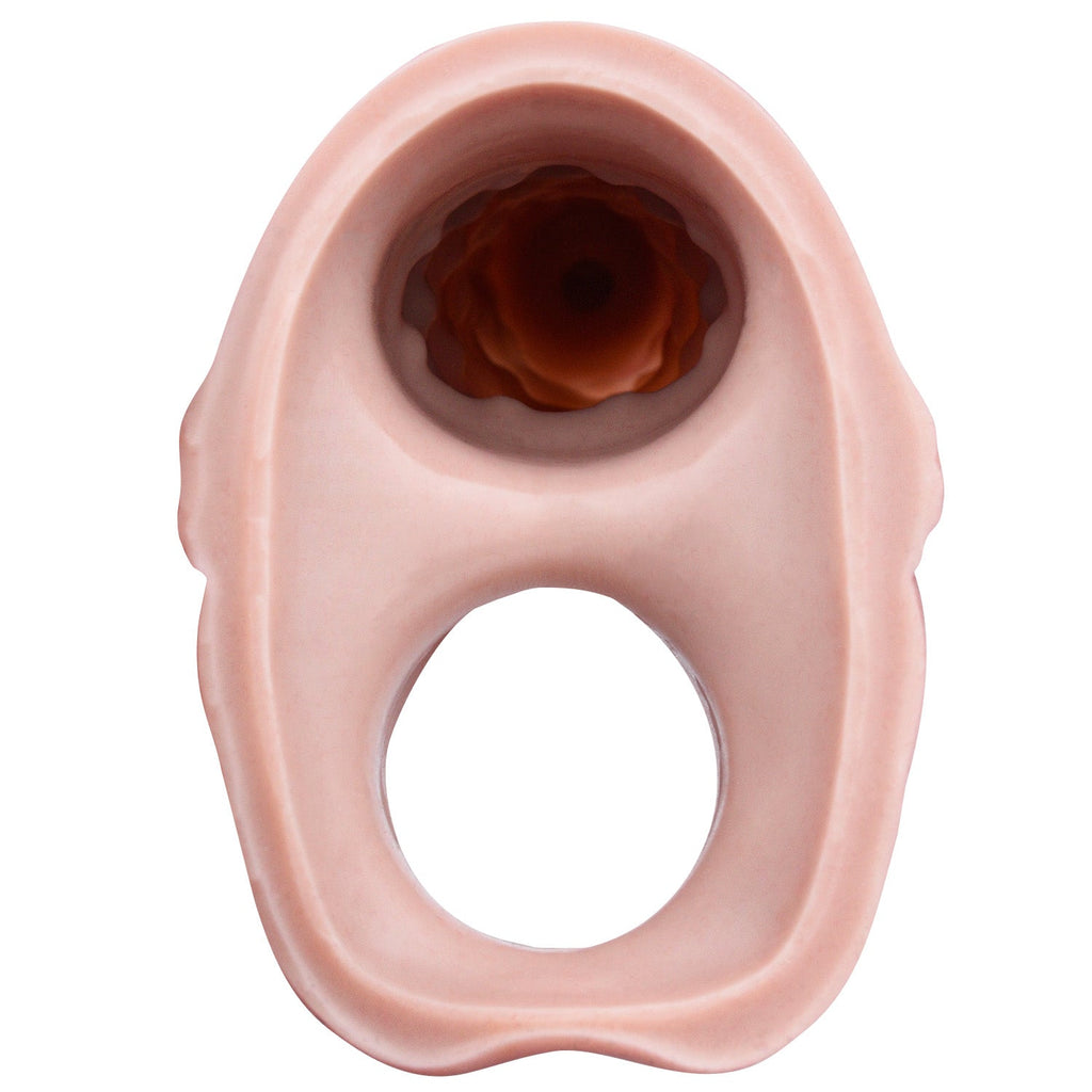Realistic Silicone Penis Sleeve – Dual Size Extension Cover - Tarisss Sex Toy Store