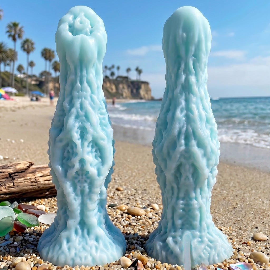 Realistic Silicone Textured Cum - shooting Anal Plug – Soft Touch, Organic Shape, S/M Sizes - Tarisss Sex Toy Store