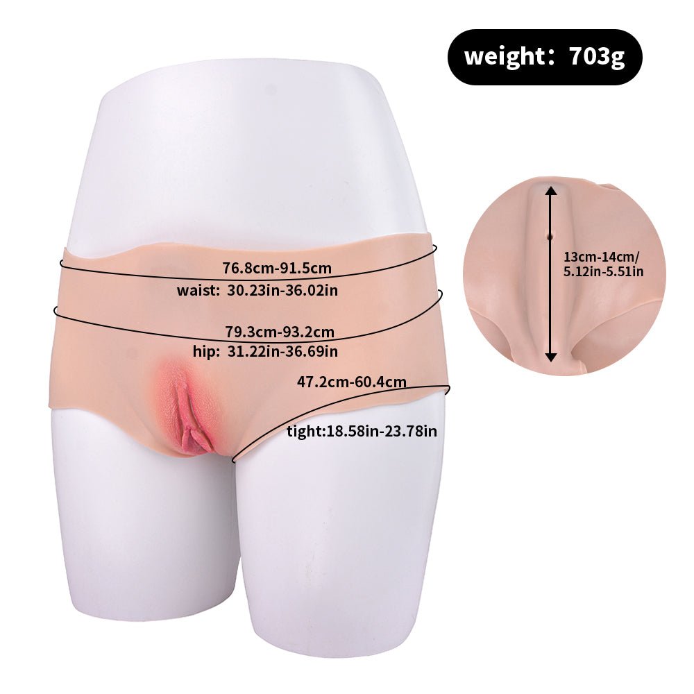Realistic Silicone Vagina Masturbator with Soft Skin Texture - Tarisss Sex Toy Store