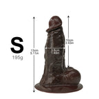 Realistic Soft Silicone Dildo with Suction Base - Tarisss Sex Toy Store