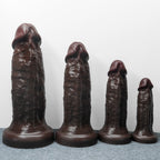 Realistic Suction Base Dildo – Life - Like Textured Silicone Adult Toy - Tarisss Sex Toy Store