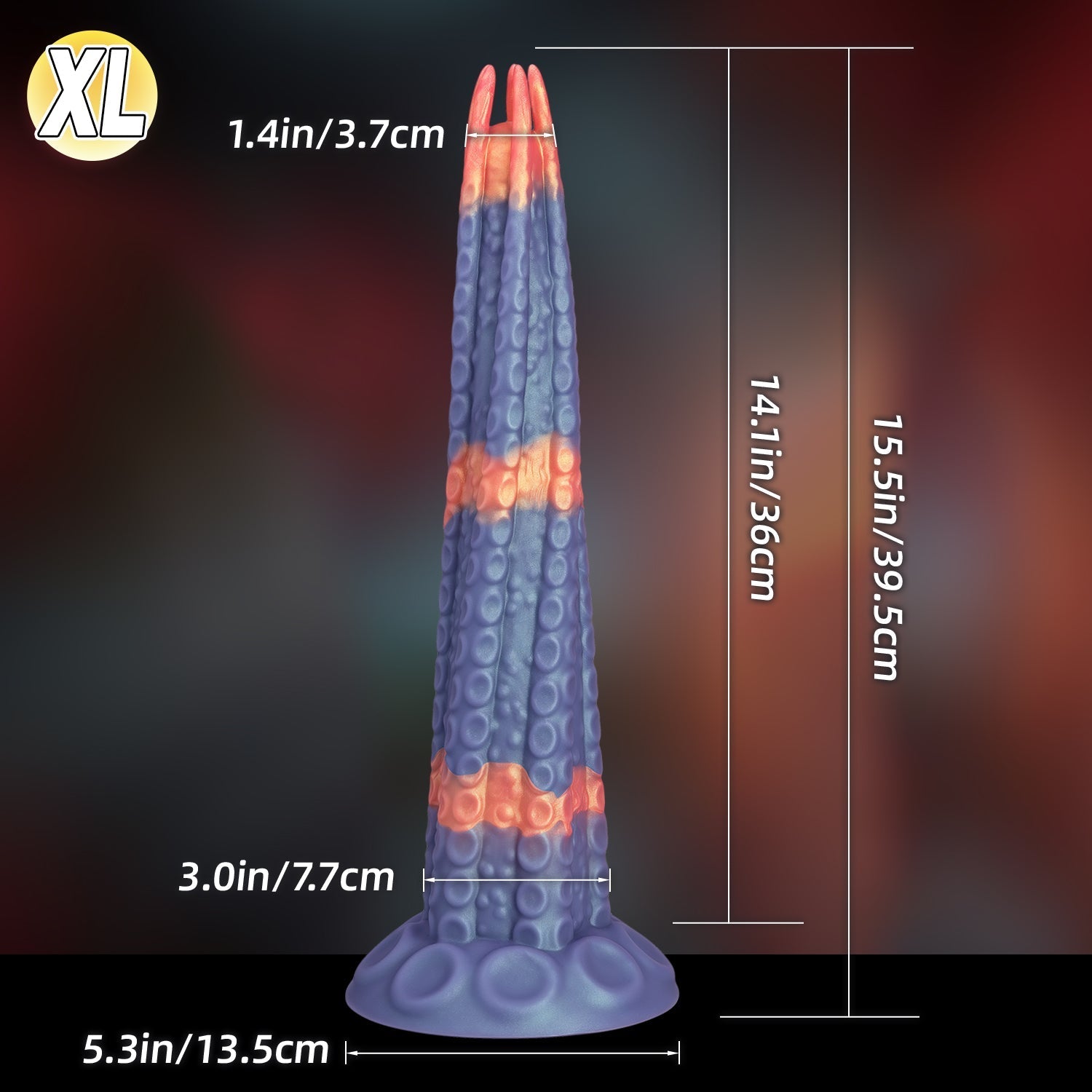 Realistic Textured Silicone Dildo with Strong Suction Base - Tarisss Sex Toy Store