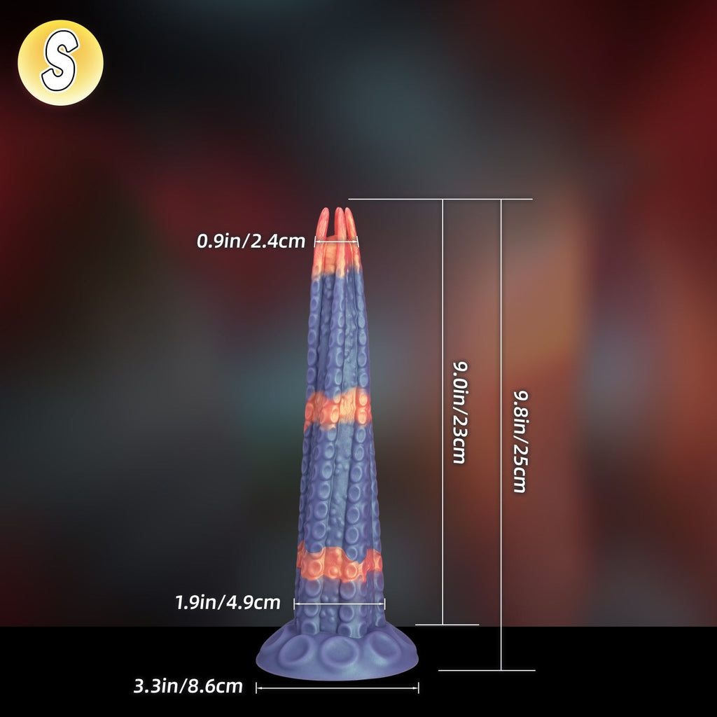 Realistic Textured Silicone Dildo with Strong Suction Base - Tarisss Sex Toy Store