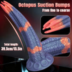 Realistic Textured Silicone Dildo with Strong Suction Base - Tarisss Sex Toy Store