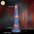 Realistic Textured Silicone Dildo with Strong Suction Base - Tarisss Sex Toy Store