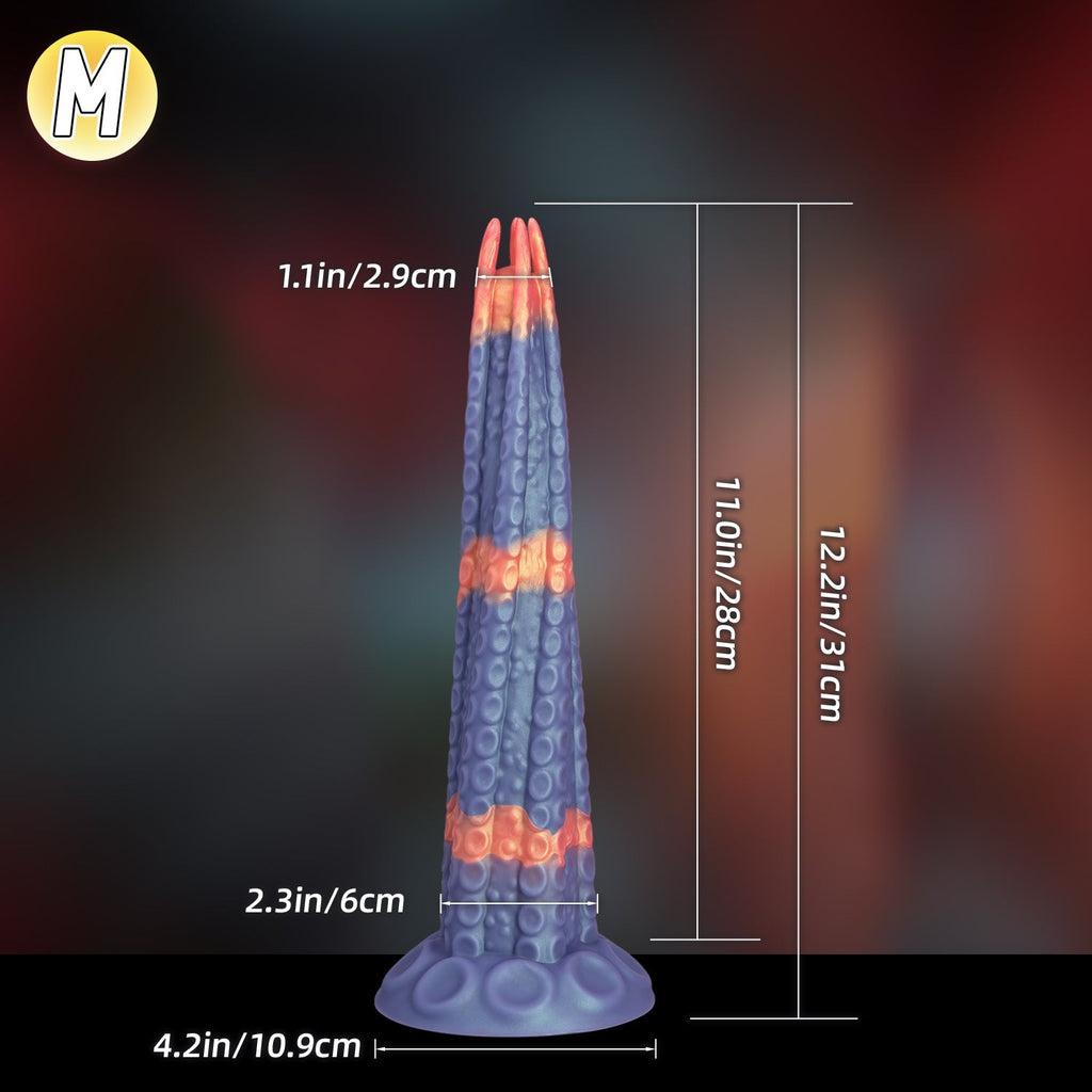 Realistic Textured Silicone Dildo with Strong Suction Base - Tarisss Sex Toy Store
