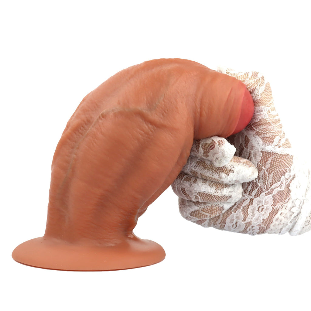 Realistic Textured Silicone Dildo with Suction Base - Tarisss Sex Toy Store