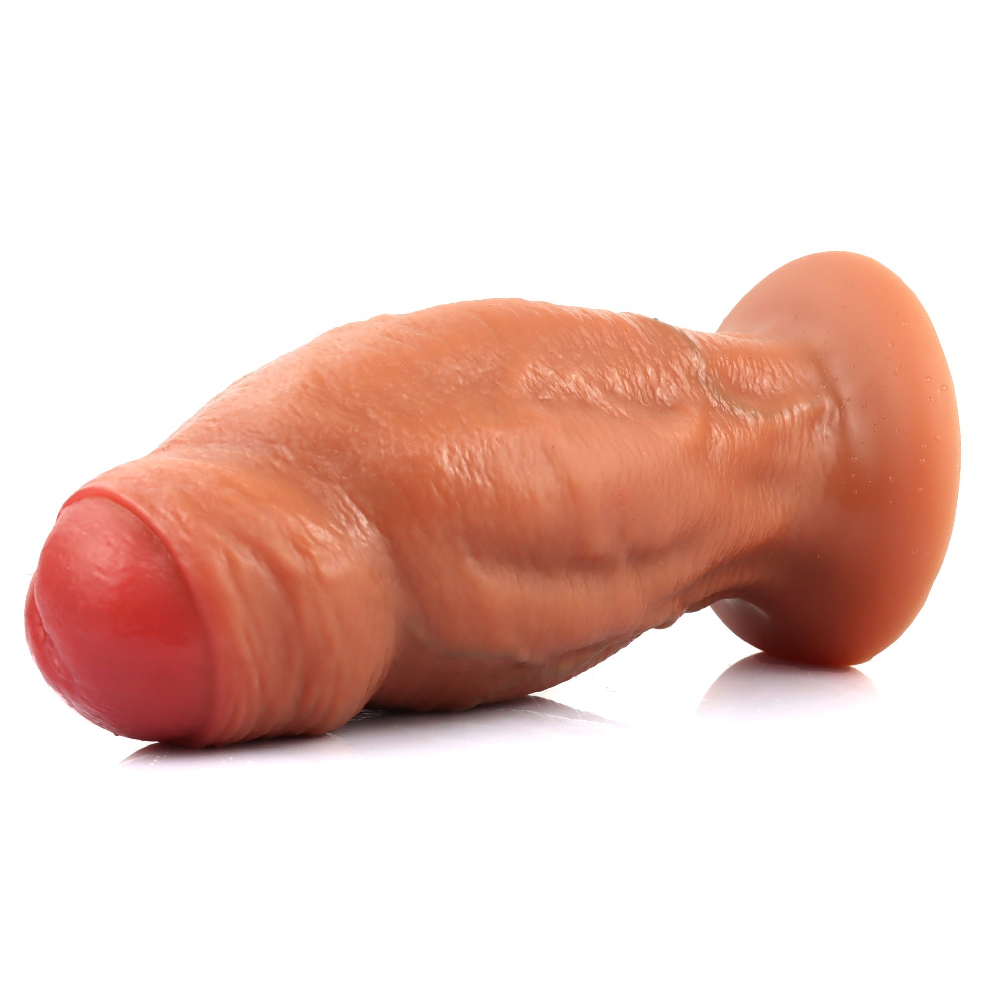 Realistic Textured Silicone Dildo with Suction Base - Tarisss Sex Toy Store