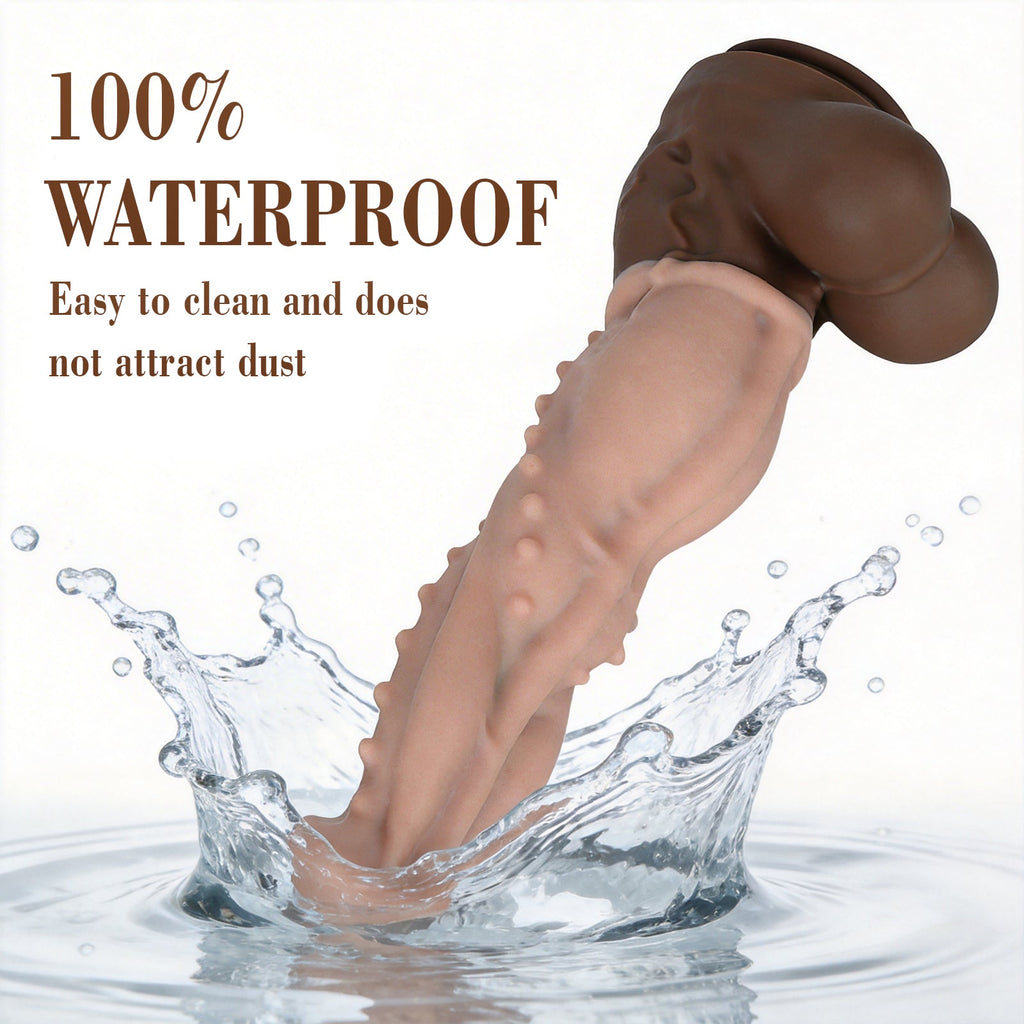 Realistic Textured Silicone Dildo with Suction Base – Multi - Size Options (S/M/L/XL) - Tarisss Sex Toy Store