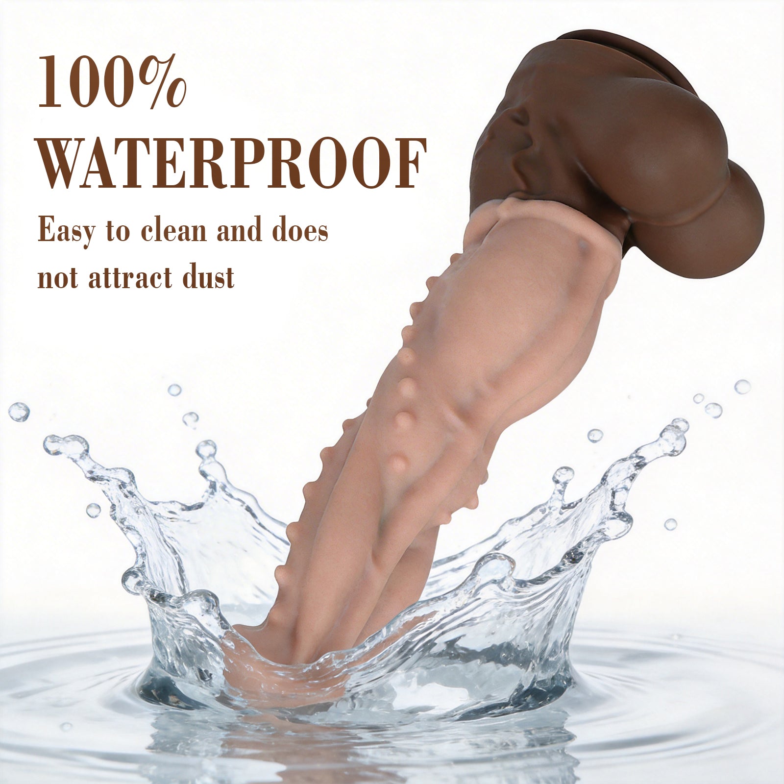 Realistic Textured Silicone Dildo with Suction Base – Multi - Size Options (S/M/L/XL) - Tarisss Sex Toy Store