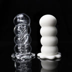 Realistic Textured Silicone Male Masturbator Cup – Soft Inner Sleeve - Tarisss Sex Toy Store