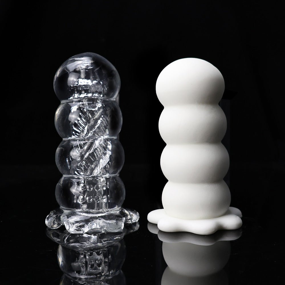 Realistic Textured Silicone Male Masturbator Cup – Soft Inner Sleeve - Tarisss Sex Toy Store