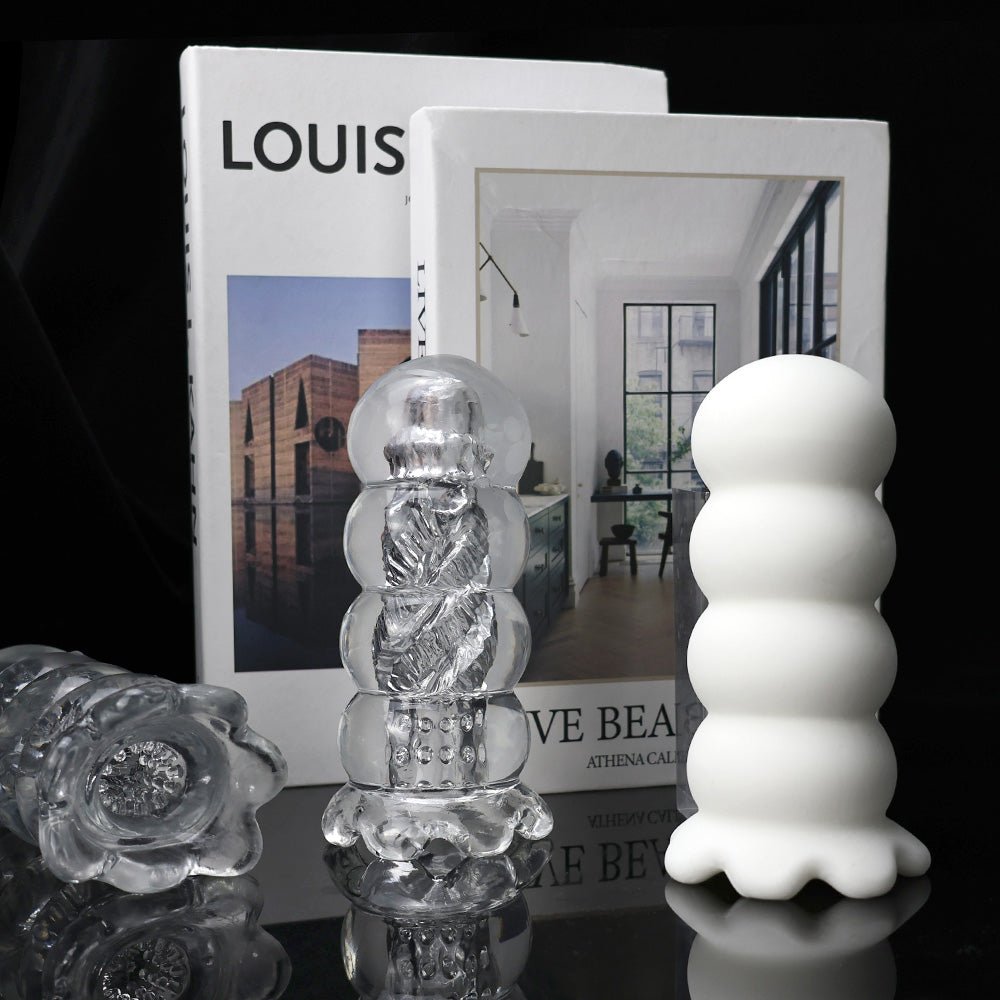 Realistic Textured Silicone Male Masturbator Cup – Soft Inner Sleeve - Tarisss Sex Toy Store