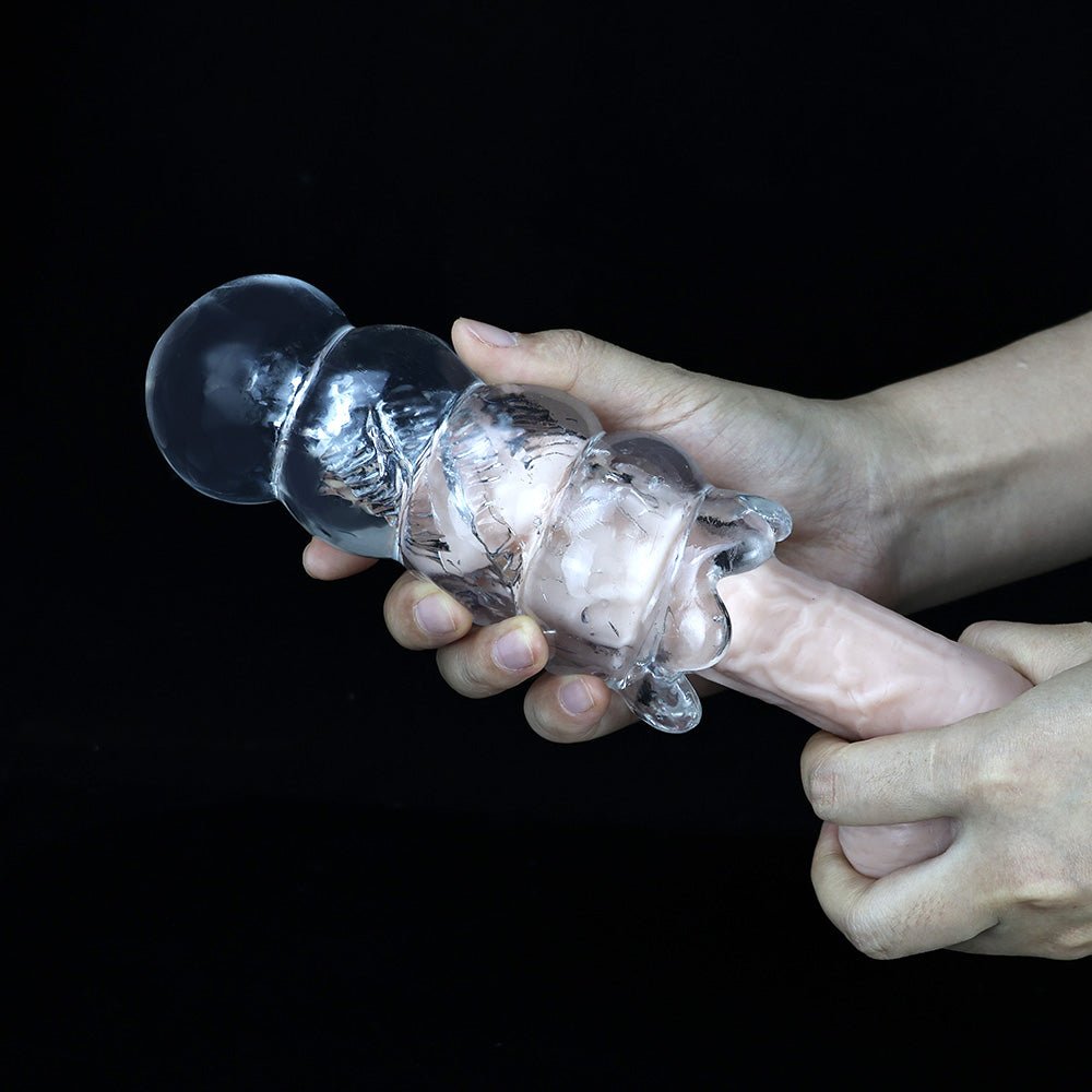 Realistic Textured Silicone Male Masturbator Cup – Soft Inner Sleeve - Tarisss Sex Toy Store