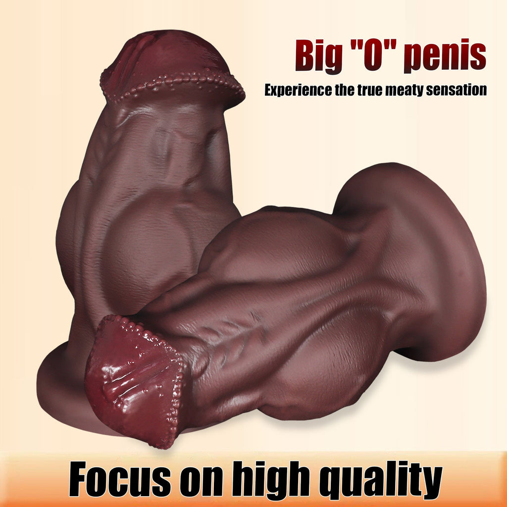 Realistic Thick - Base Horse Dildo with Wide Girth and Pronounced Head - Tarisss Sex Toy Store