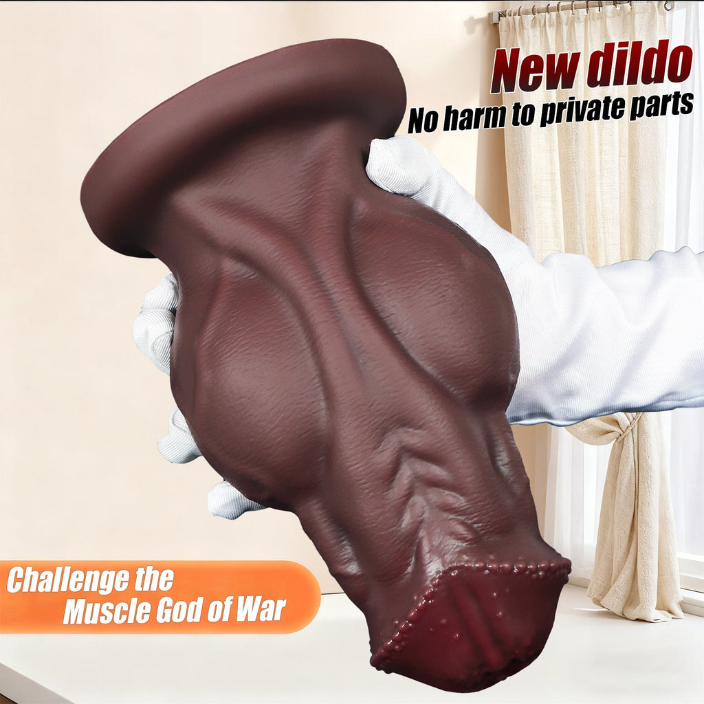 Realistic Thick - Base Horse Dildo with Wide Girth and Pronounced Head - Tarisss Sex Toy Store