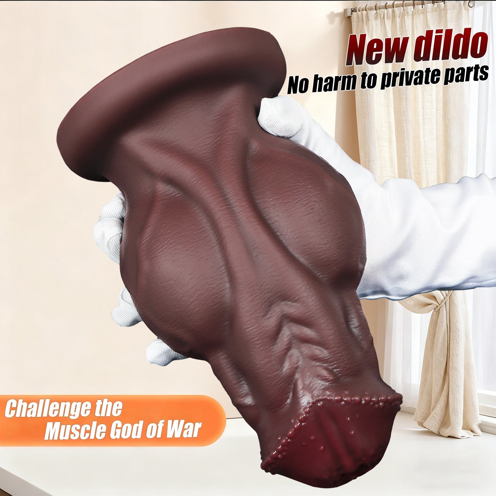 Realistic Thick - Base Horse Dildo with Wide Girth and Pronounced Head - Tarisss Sex Toy Store