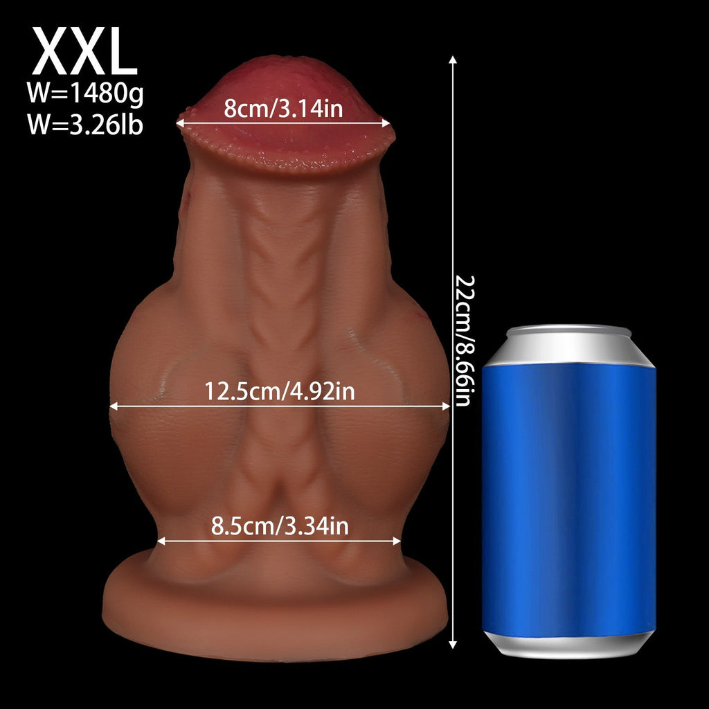 Realistic Thick - Base Horse Dildo with Wide Girth and Pronounced Head - Tarisss Sex Toy Store