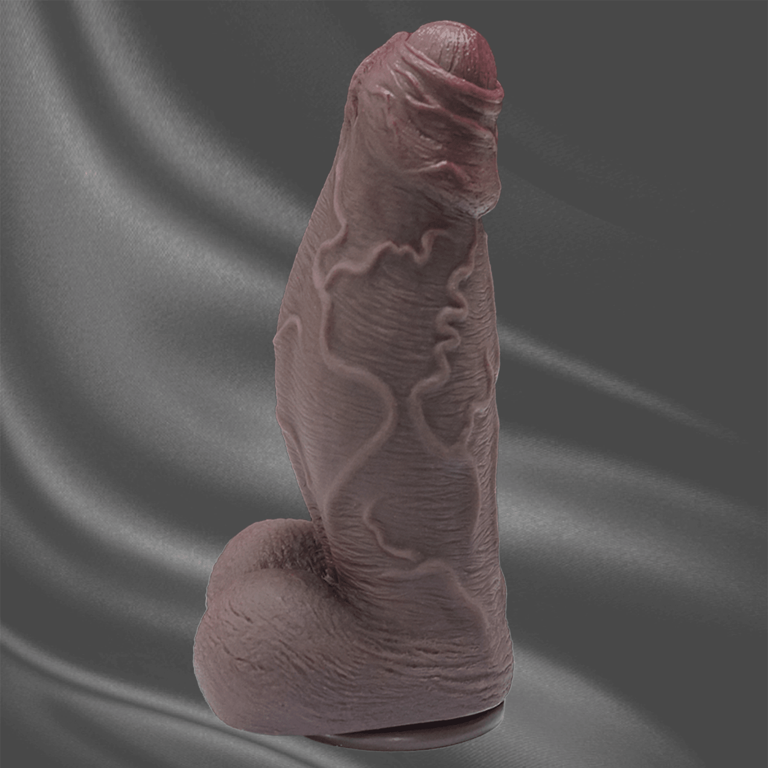 Realistic Veined Silicone Dildo with Suction Base - Tarisss Sex Toy Store