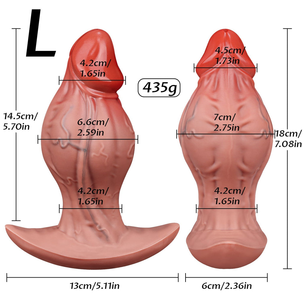 Realistic Veiny Silicone Wearable Dildo with Suction Base - Tarisss Sex Toy Store