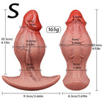 Realistic Veiny Silicone Wearable Dildo with Suction Base - Tarisss Sex Toy Store