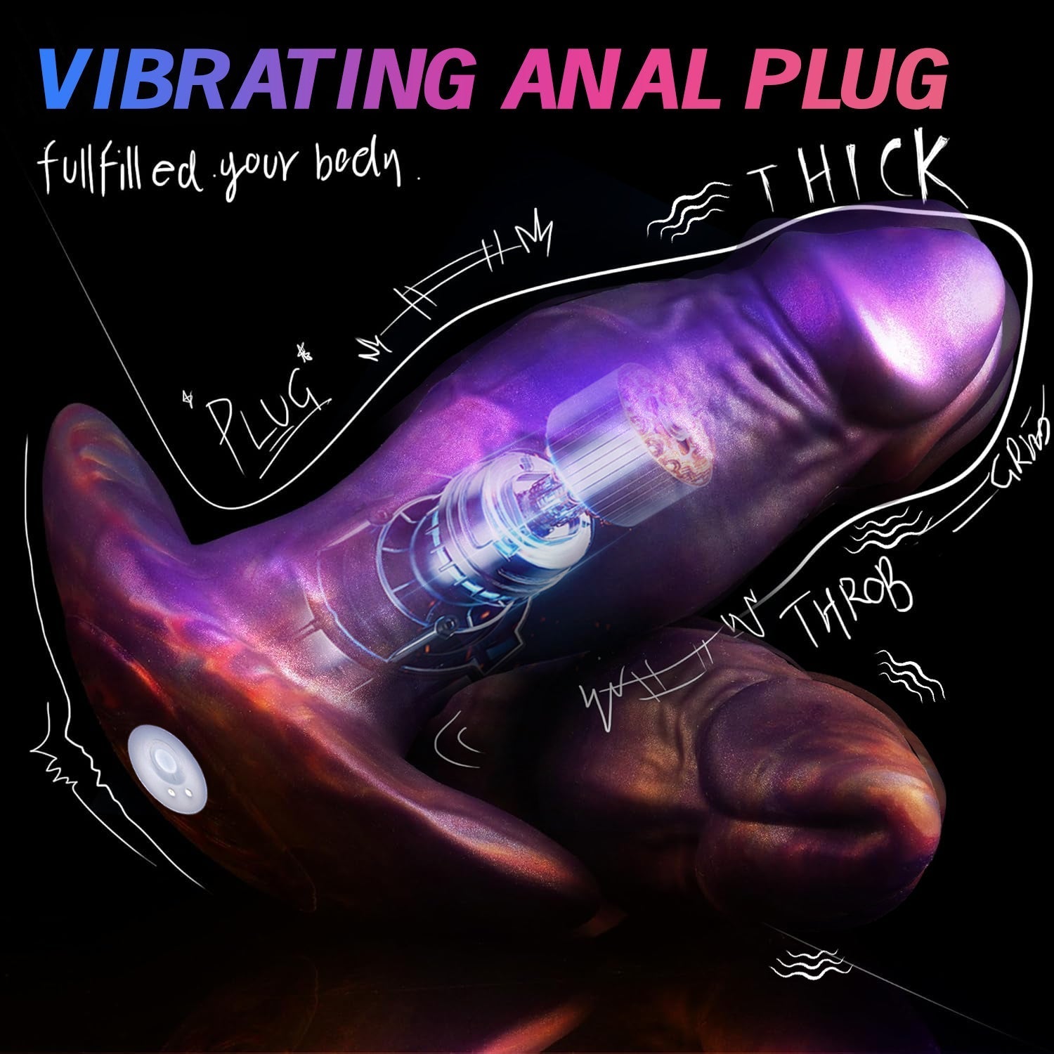 Realistic Vibrator with Remote Control - Tarisss Sex Toy Store