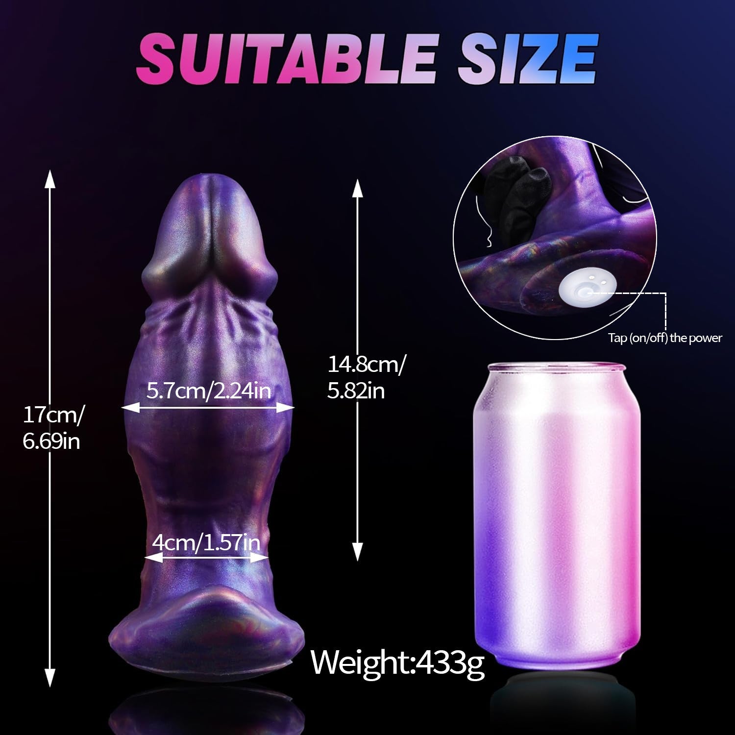 Realistic Vibrator with Remote Control - Tarisss Sex Toy Store
