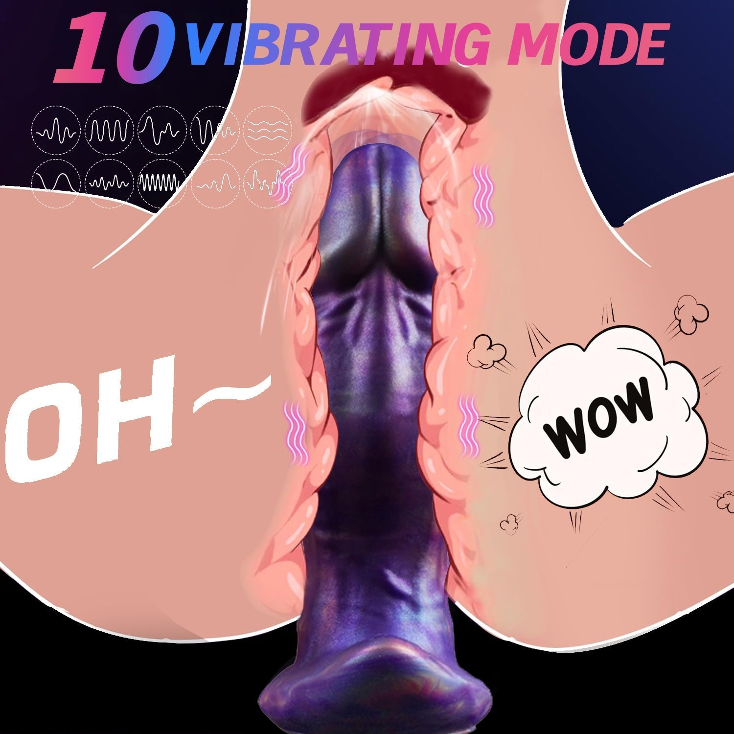 Realistic Vibrator with Remote Control - Tarisss Sex Toy Store