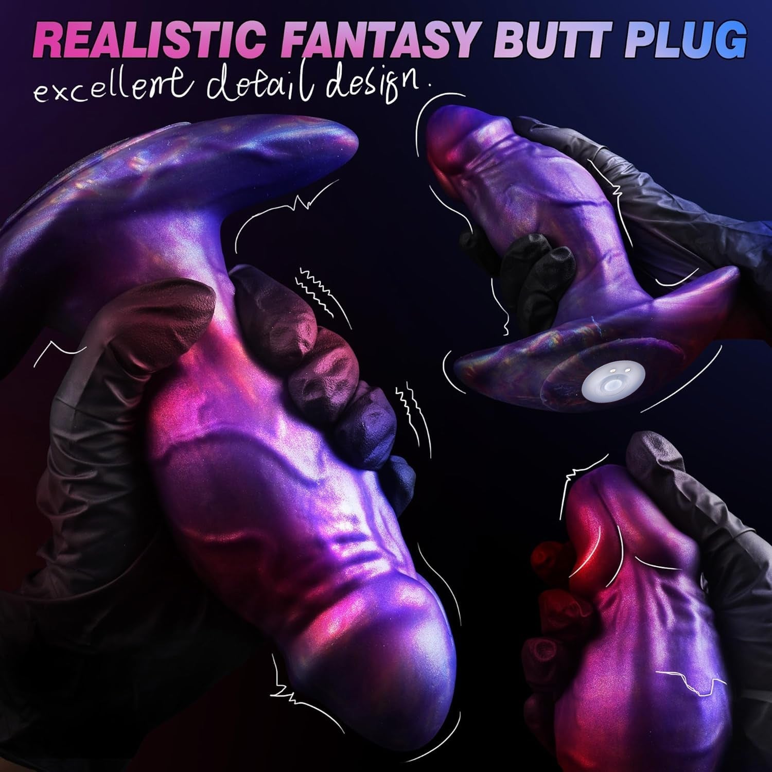 Realistic Vibrator with Remote Control - Tarisss Sex Toy Store