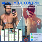 Rechargeable Vibrating Prostate Massager Plug with Cock Ring - Tarisss Sex Toy Store